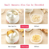 Mini Food Garlic Vegetable Grinder Chopper Mincer Crusher Press for Meat Nuts